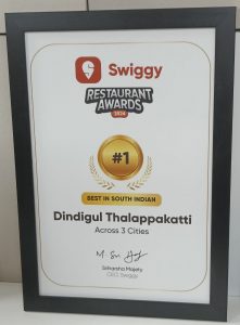 swiggy restaurant awards best in south indian