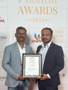 times food nightlife awards bangalore senthil sir with ravi sir